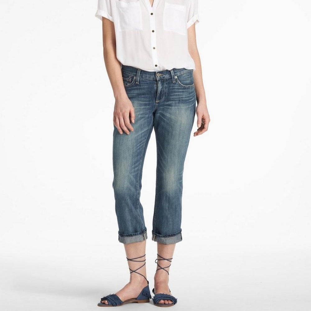 Lucky Brand Easy Rider Crop Jean, Color Campfire Size 8/29